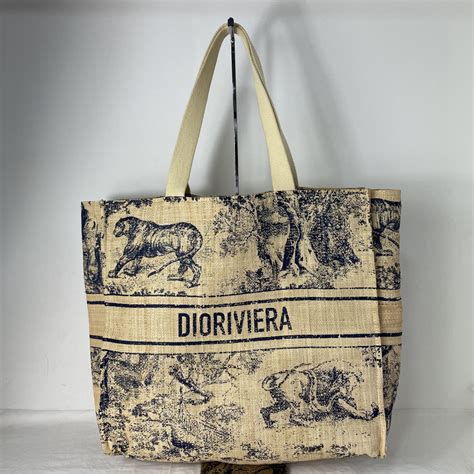 dioriviera straw bag